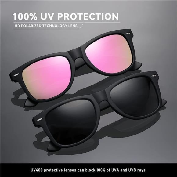 4 Pack Polarized Sunglasses Womens Men Fashion UV Blocking UV400 Protection - Picture 6 of 6